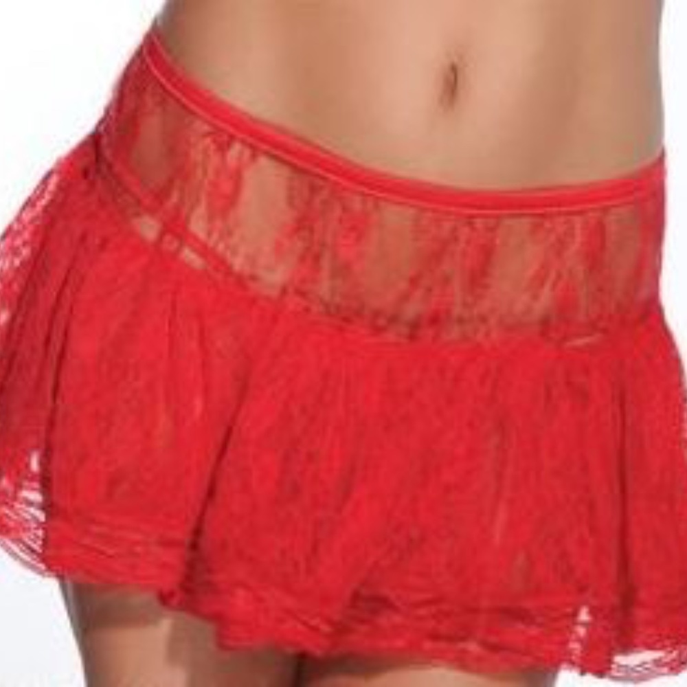 Red Lace Petticoat